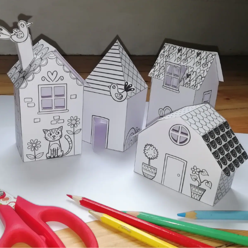 House Paper Craft - CrafterzPrintable